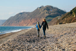 Devon beach walk