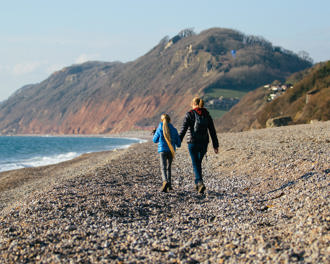 Devon beach walk