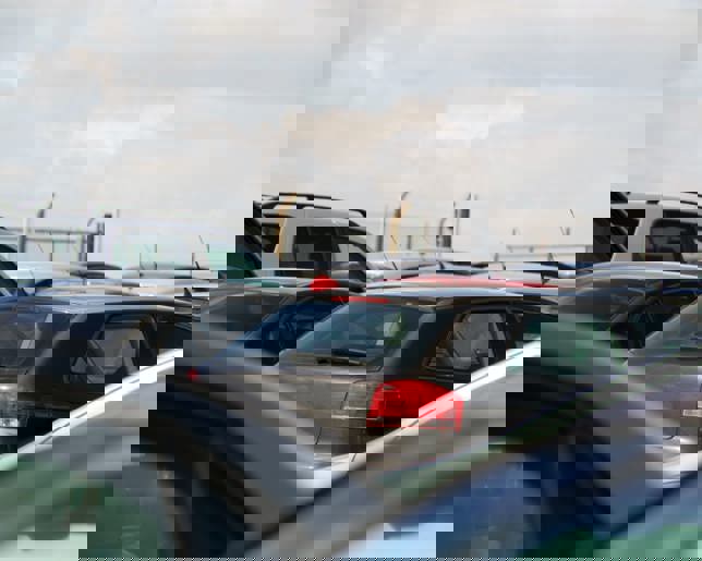 Secure open air car park