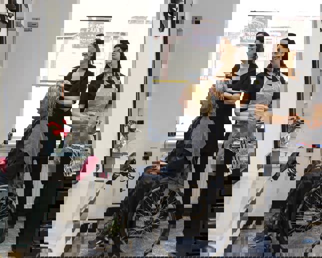 Getting hair Braided