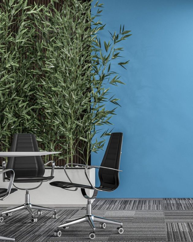 empty chairs in an office