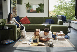 father daughter quality time at home