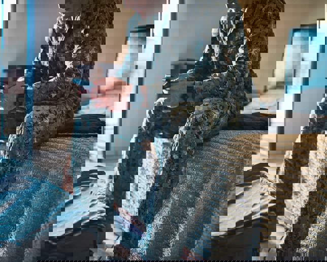 Military kit delivered to dorms