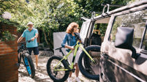Fatbikes for their campervan trip