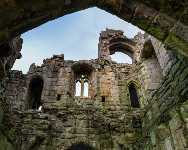 Etal castle entrance