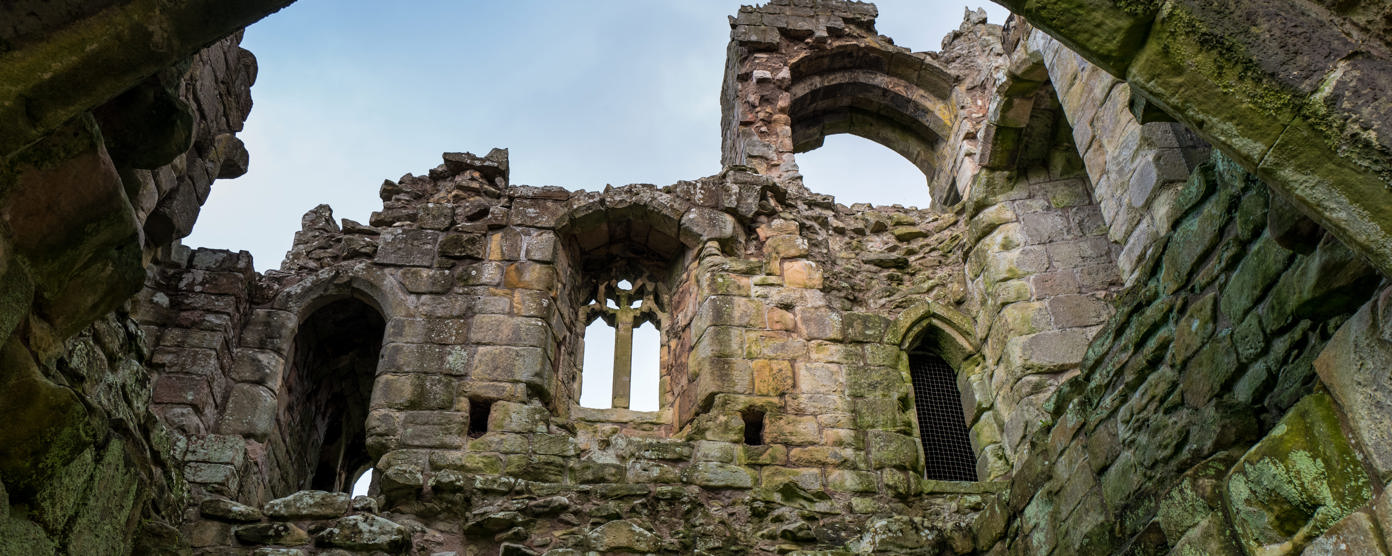 Etal castle entrance