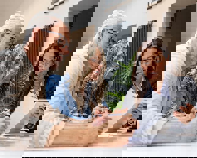 Couple meeting with financial advisor