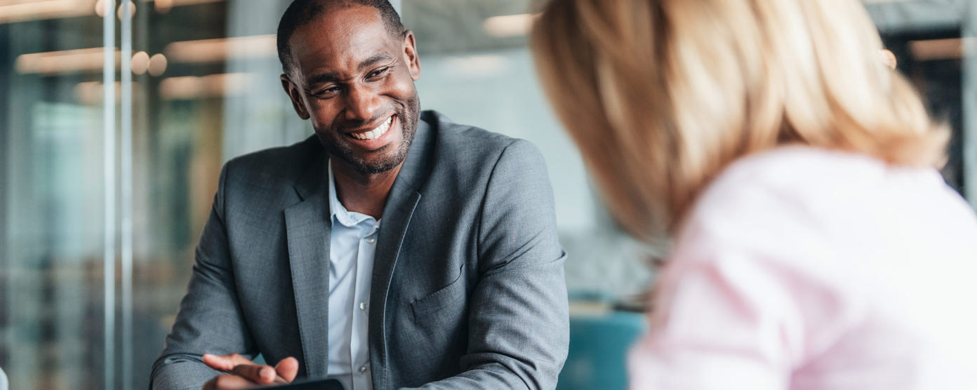 Client consultation in the office