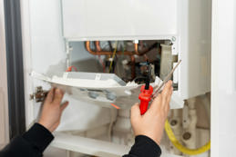 Repairing the boiler