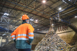 Observing waste processing