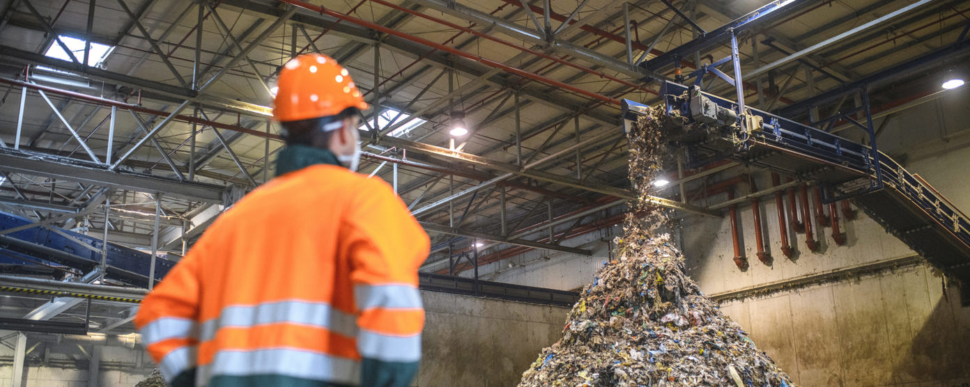 Observing waste processing