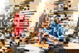 Checking vintage items