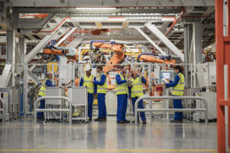 Group of Factory Workers 