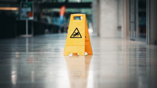 Caution sign to be careful