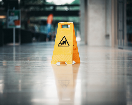 Caution sign to be careful