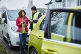 Exchanging insurance details