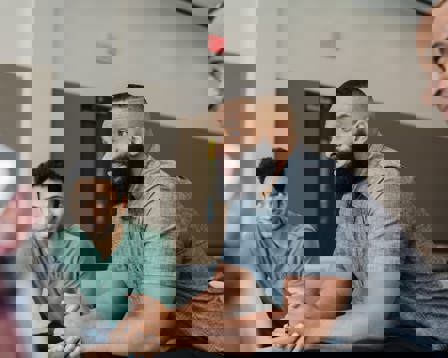 Therapists support group meeting