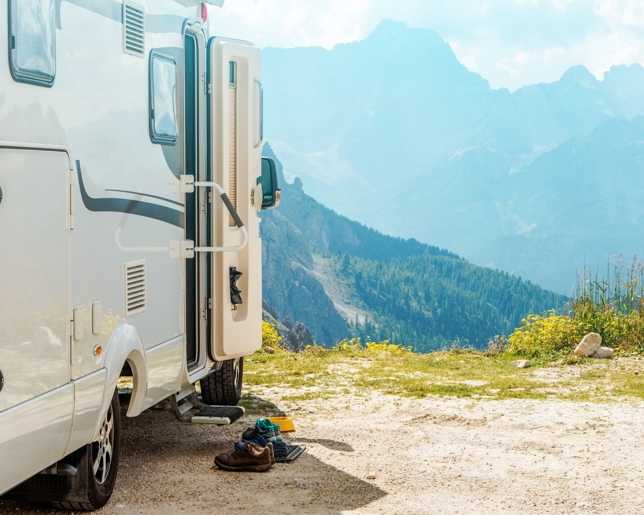 Motorhome mountains trip