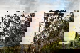 Military soldiers climbing rope 