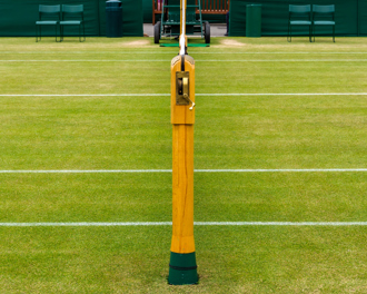 Lawn tennis court