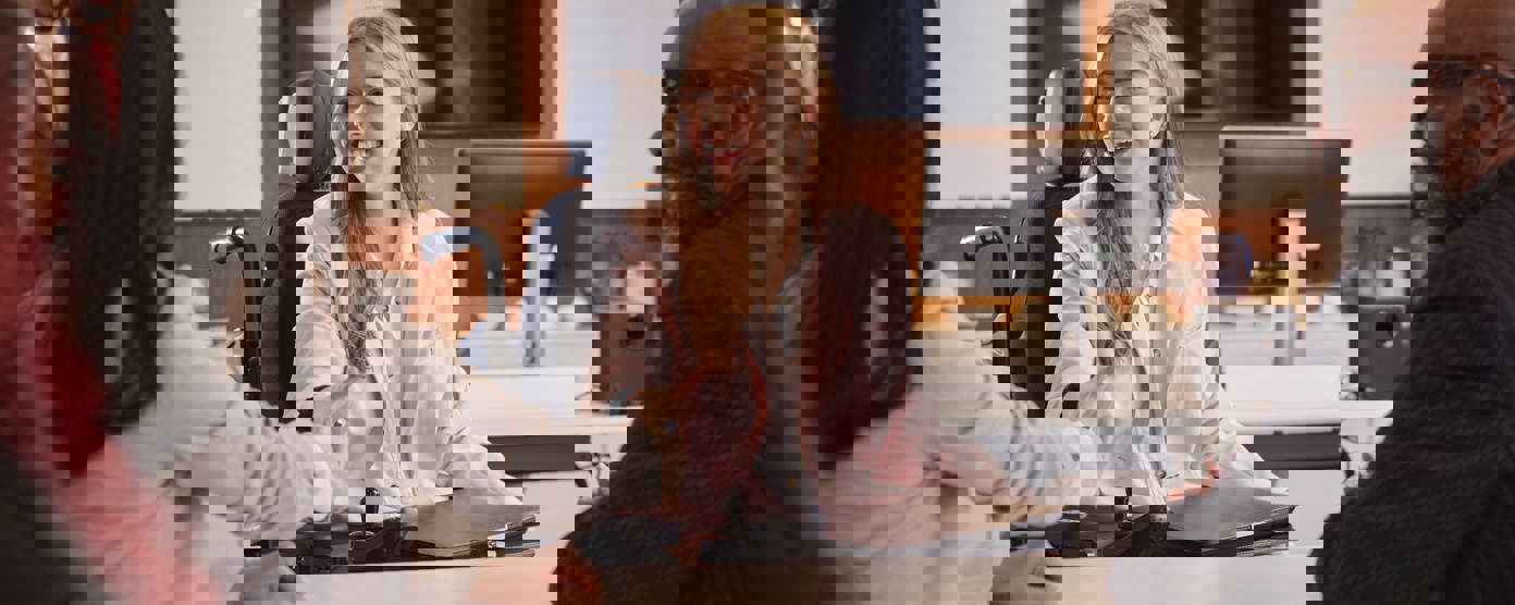 Job interview candidate with physical disability